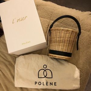 Polene L’osier wicker basket bag